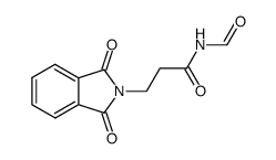 N-(β-phthalimidopropionyl)-formamide Structure
