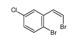 (Z)-1-bromo-2-(2-bromovinyl)-4-chlorobenzene结构式