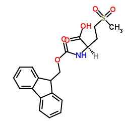(R)-2-((((9H-芴-9-基)甲氧基)羰基)氨基)-4-(甲磺酰)丁酸图片