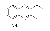 5-Quinoxalinamine,2-ethyl-3-methyl-(9CI) Structure