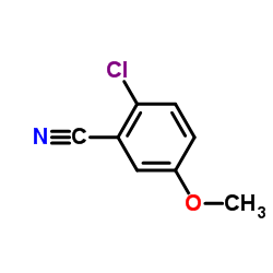 2-氯-5-甲氧基苯腈结构式