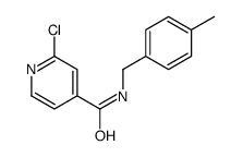 2-氯-N-(4-甲基苄基)吡啶-4-甲酰胺结构式