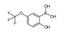 2-Hydroxy-5-(trifluoromethoxy)phenylboronic acid Structure