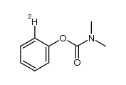 2-deuteriophenyl dimethylcarbamate结构式