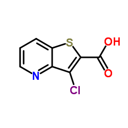 3-Chlorothieno[3,2-b]pyridine-2-carboxylic acid Structure