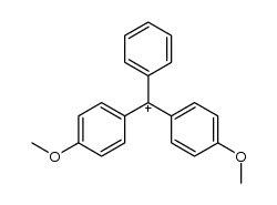 4,4'-dimethoxytrityl cabenium ion结构式