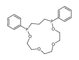 2,6-diphenyl-1,7,10,13-tetraoxa-2,6-diphosphacyclopentadecane Structure