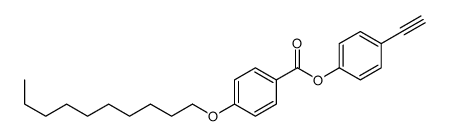 (4-ethynylphenyl) 4-decoxybenzoate结构式