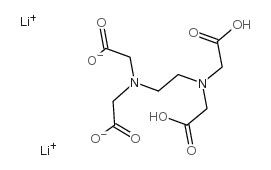 ethylenediaminetetraacetic acid dilithium salt Structure