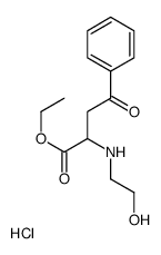 (1-ethoxy-1,4-dioxo-4-phenylbutan-2-yl)-(2-hydroxyethyl)azanium,chloride结构式
