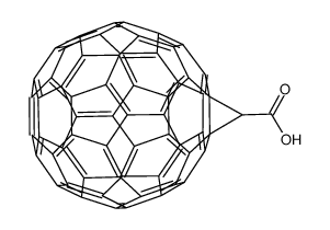 (1,2-METHANOFULLERENE C60)-61-CARBOXYLIC ACID Structure