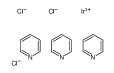三氯三(吡啶)铱(III)结构式
