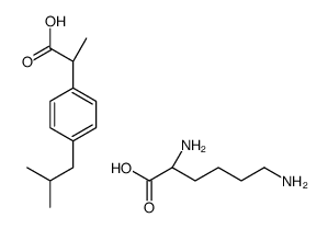 (R)-(-)-Ibuprofen (S)-(+)-Lysinate Structure