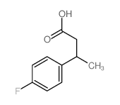 3-(4-fluorophenyl)butanoic acid Structure