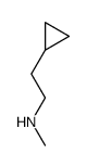 2-cyclopropyl-N-Methylethanamine hydrochloride结构式