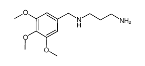 N1-(3,4,5-trimethoxybenzyl)propane-1,3-diamine Structure