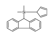 cyclopenta-2,4-dien-1-yl-(9H-fluoren-9-yl)-dimethylsilane Structure