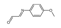 2-((4-methoxyphenyl)imino)acetaldehyde Structure