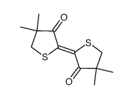 trans-4,4,4',4'-tetramethyl-[2,2']bithiolanylidene-3,3'-dione Structure