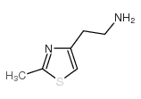 2-(2-甲基-1,3-噻唑-4-基)乙胺结构式