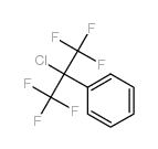 2-氯六氟-2-苯丙烷结构式