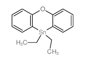 10,10-diethylbenzo[b][1,4]benzoxastannine Structure