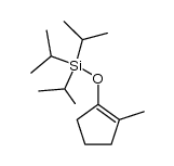 2-methyl-1-triisopropylsilyl(oxy)-cyclopent-1-ene结构式