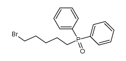 1-bromo-5-(diphenylphosphinoyl)pentane结构式