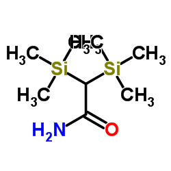 2,2-bis(trimethylsilyl)acetamide Structure