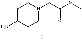 2-(4-氨基哌啶-1-基)乙酸甲酯二盐酸盐结构式