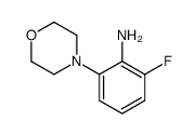 2-氟-6-吗啉苯胺结构式