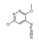 4-azido-6-chloro-3-methoxypyridazine Structure