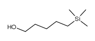 5-hydroxypentyl-triMethyl-silane Structure