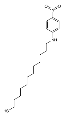 12-(4-nitroanilino)dodecane-1-thiol结构式