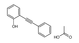 acetic acid,2-(2-phenylethynyl)phenol Structure
