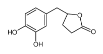 2(3H)-Furanone,5-[(3,4-dihydroxyphenyl)methyl]dihydro-,(5R)-(9CI) Structure