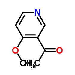 1-(4-甲氧基吡啶-3-基)乙酮结构式