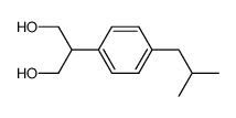 2-(4-isobutylphenyl)-1,3-propanediol结构式