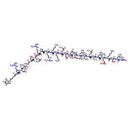 Biotinyl-pTH (44-68) (human) trifluoroacetate salt Structure