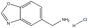 5-(氨甲基)苯并噁唑盐酸盐结构式