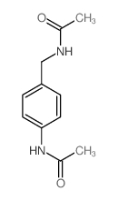 N-[(4-acetamidophenyl)methyl]acetamide Structure