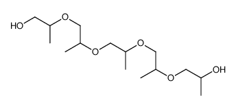 2-[2-[2-[2-(2-hydroxypropoxy)propoxy]propoxy]propoxy]propan-1-ol结构式