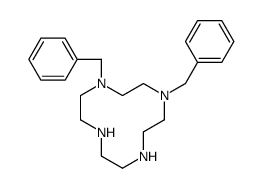 1,4-dibenzyl-1,4,7,10-tetrazacyclododecane结构式