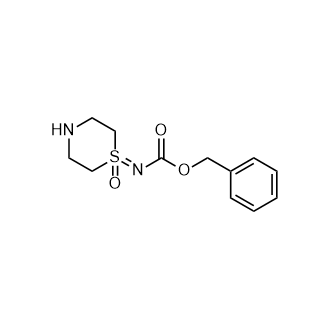 苄基(1-氧化噻吩-1-亚叶酸)氨基甲酸酯结构式