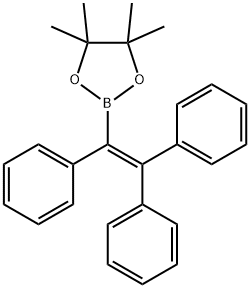 1,2,2-三苯基乙烯基硼酸频哪醇酯结构式