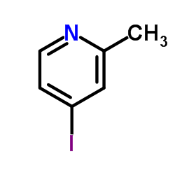 2-甲基-4-碘吡啶结构式