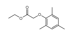 ethyl 2,4,6-trimethylphenyloxy acetate Structure