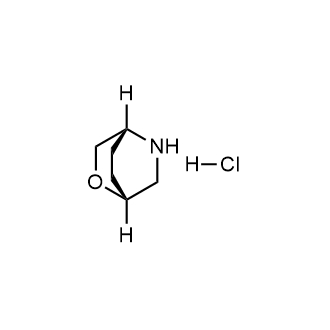 (1R,4R)-2-氧杂-5-氮杂双环[2.2.2]辛烷盐酸盐结构式