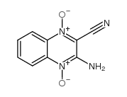 3-氨基-2-喹噁啉甲腈 1,4-二氧化物结构式