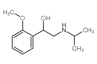 2-ISOPROPYLAMINO-1-(2-METHOXY-PHENYL)-ETHANOL structure